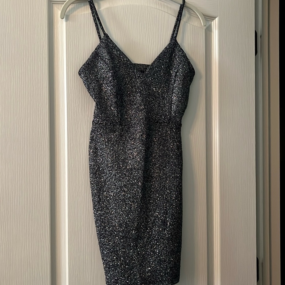 Midnight blue sparkly dress, size medium